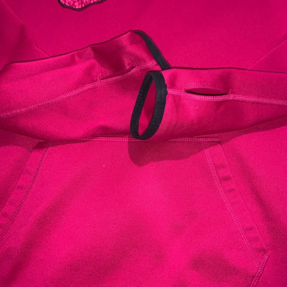 🚫SOLD🚫Women’s Like new Nike Therma-fit pink athletic hooded pullover size Small - Picture 3 of 5